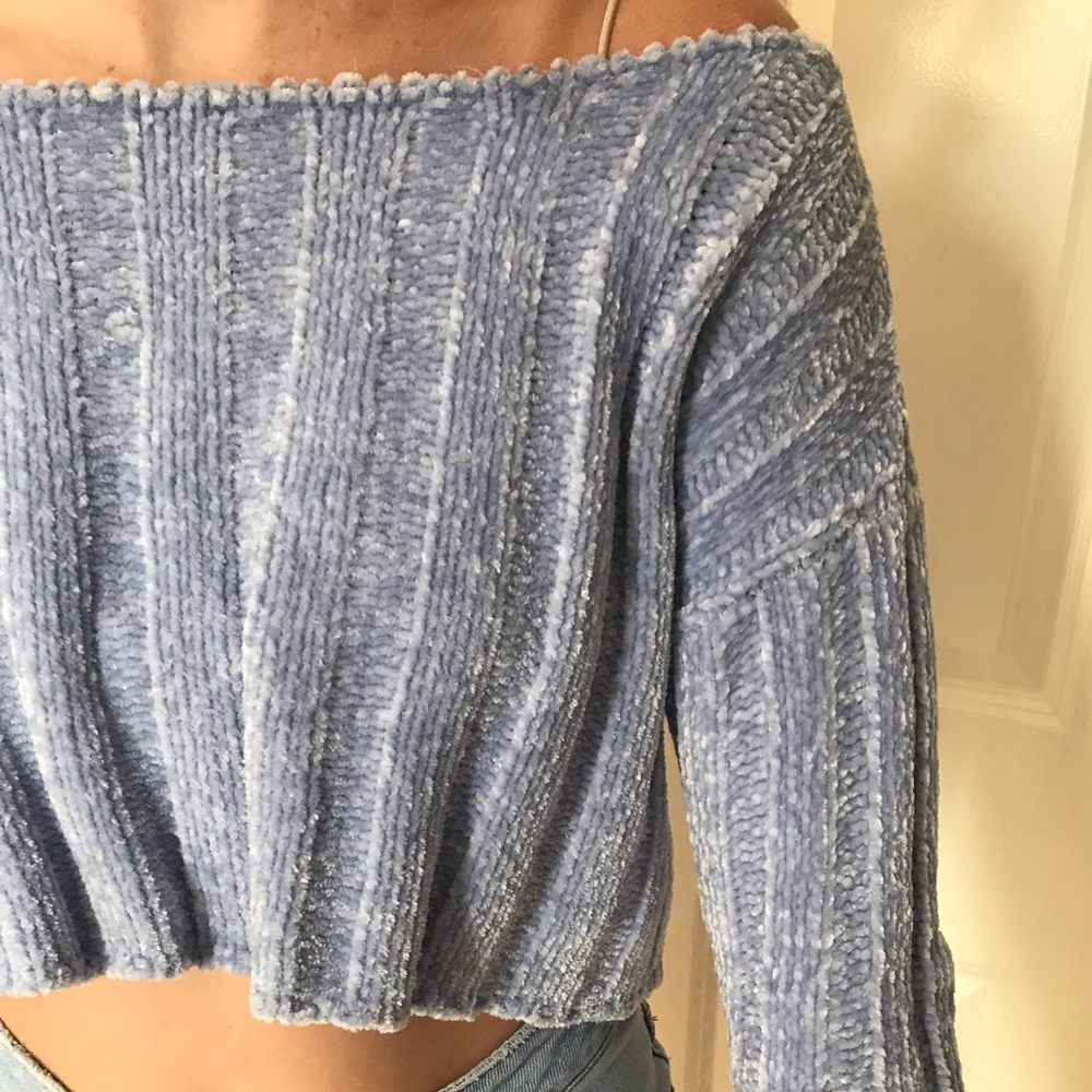 Off the shoulder sweater